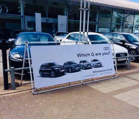 Audi A-Frame Banner