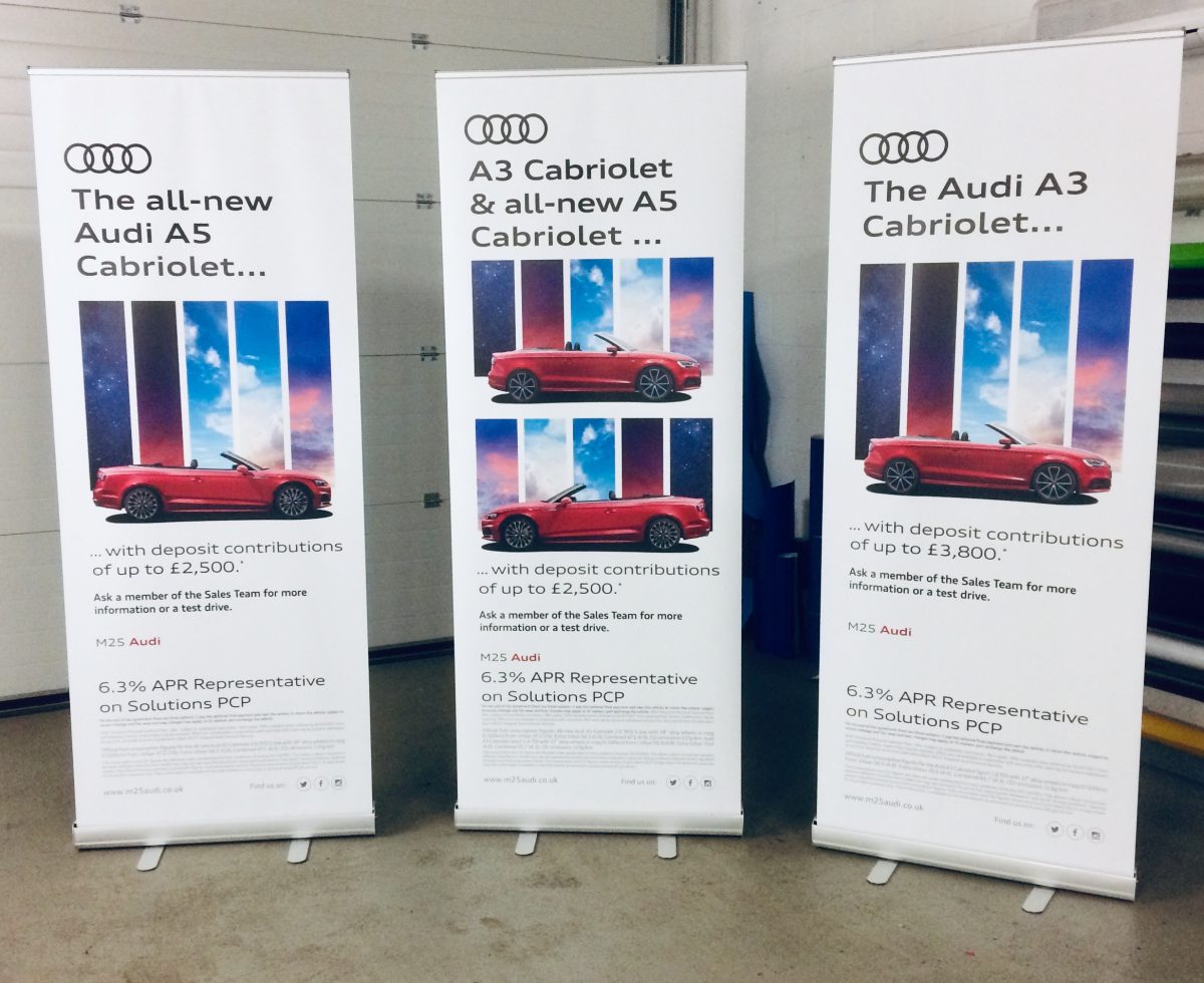 Audi Pull-up Banners