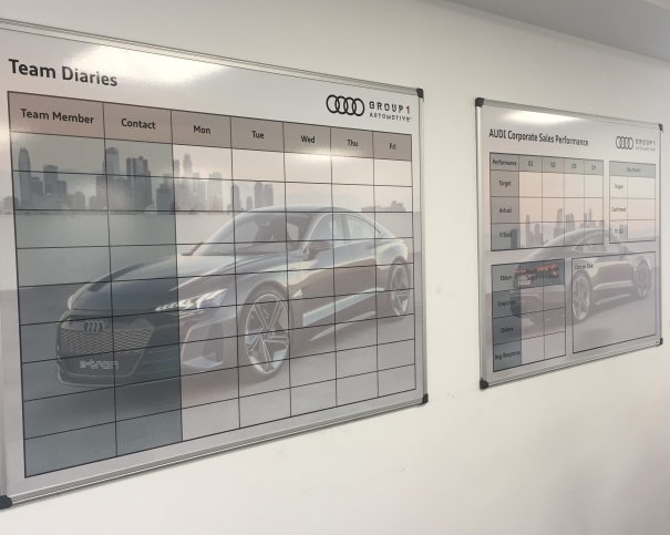 AUDI Whiteboards