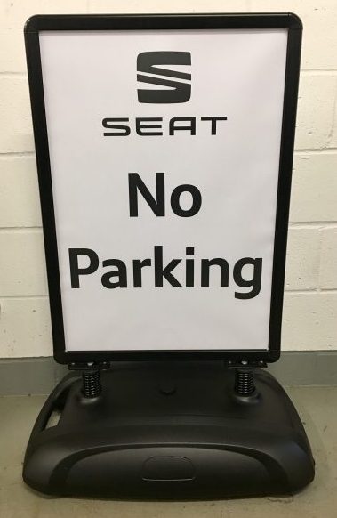 SEAT No Parking Pavement Sign