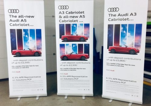 Audi Pull-up Banners