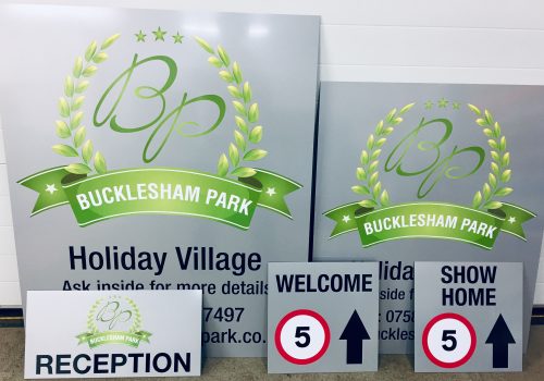 bucklesham park signs panels Bucklesham Park Signs