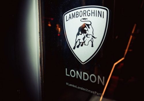 Lambo Party Frosted Window Sticker